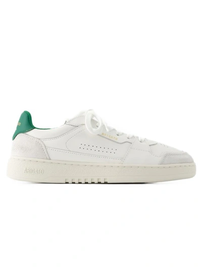 Shop Axel Arigato Dice Lo Sneaker - Leather - White/green