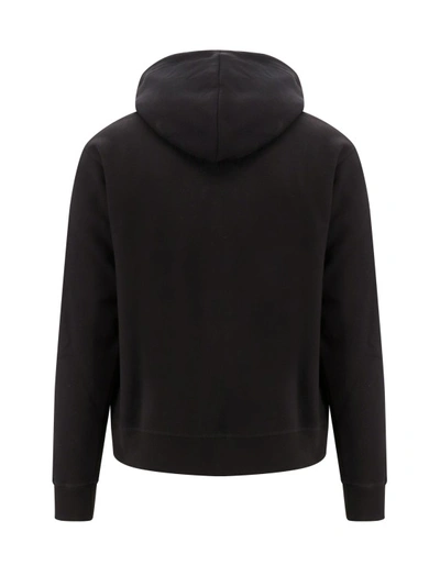 Shop Dsquared2 Cotton Sweatshirt With Frontal Ciro Print In Black