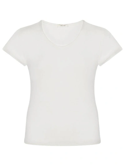 Shop The Row Rasa Short Sleeve T-shirt In White