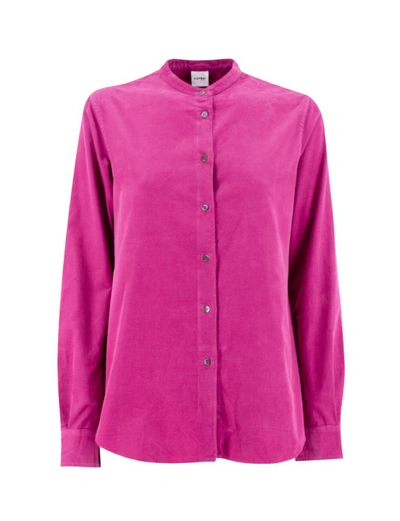 Shop Aspesi Cyclamen Pink Cotton Blouse