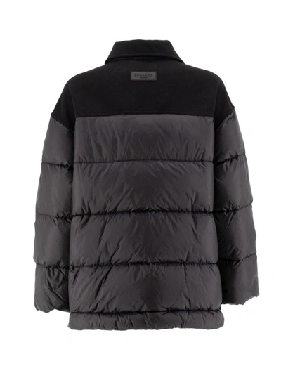 Ermanno Scervino Hybrid Down Jacket In Black