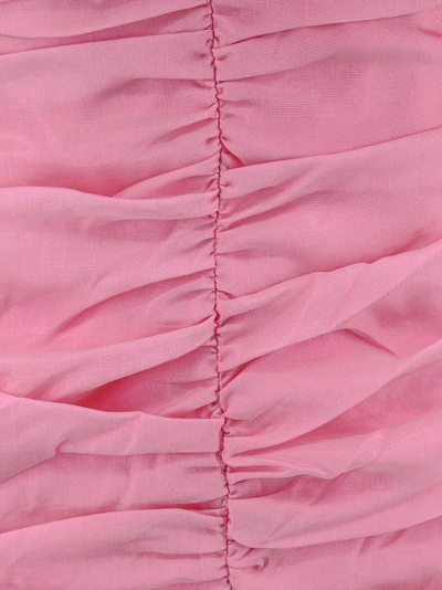 Shop Rotate Birger Christensen Certified Material Mini Dress In Pink