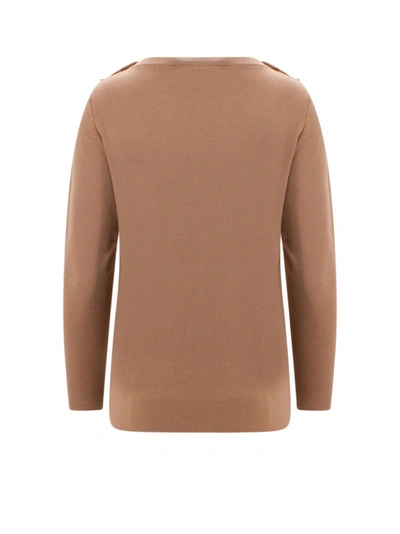 Shop Gucci Cashmere Sweater In Brown