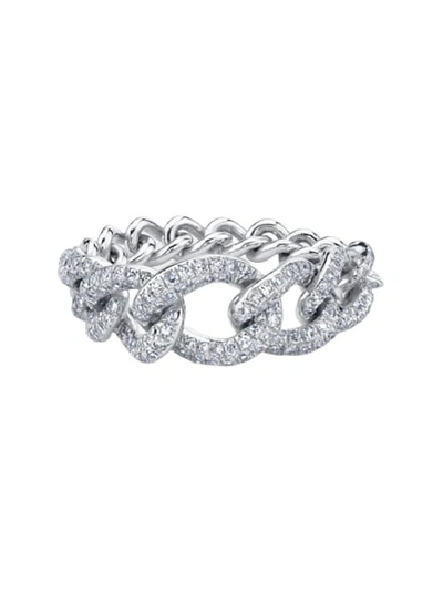 Shop Shay Gradual Pave Diamond Link Ring In Not Applicable