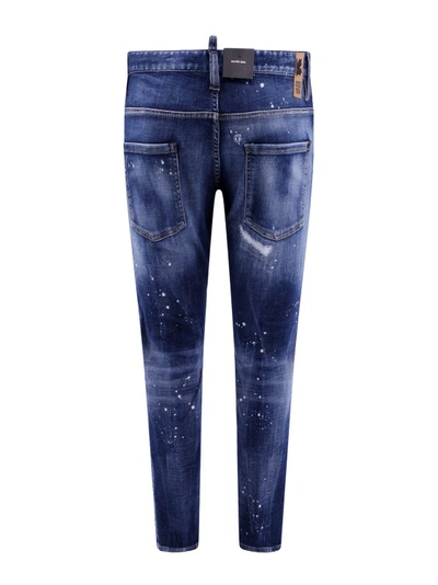 Shop Dsquared2 Destroyed Effect Jeans In Blue