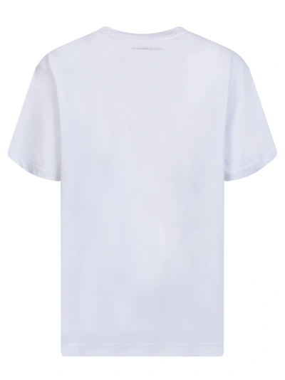 Shop Giuseppe Zanotti Cotton Logo T-shirt In White