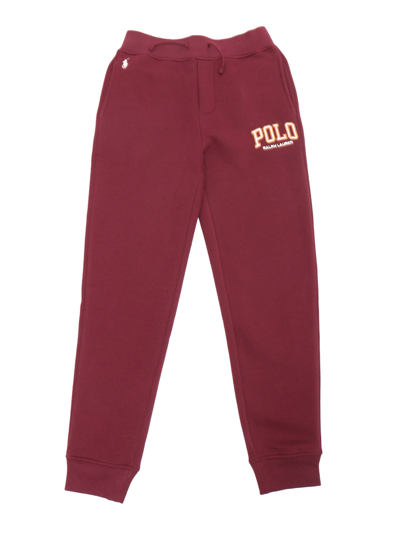 Shop Polo Ralph Lauren Polo Sweatpants In Purple