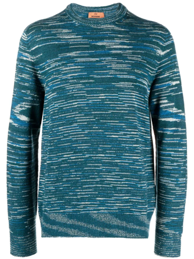 Shop Missoni Striped Sweater In Multicolour