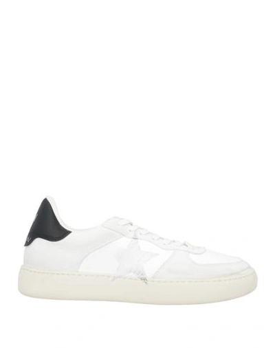 Shop Nira Rubens Man Sneakers White Size 9 Textile Fibers