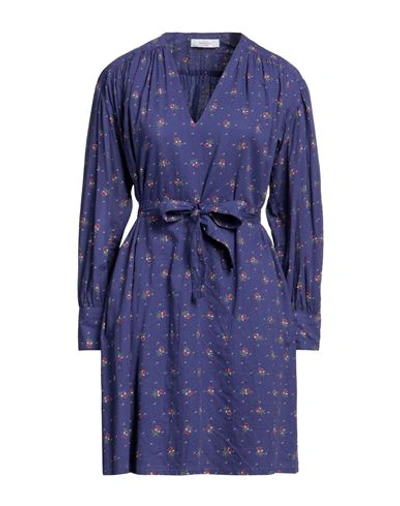 Shop Roseanna Woman Mini Dress Purple Size 8 Cotton