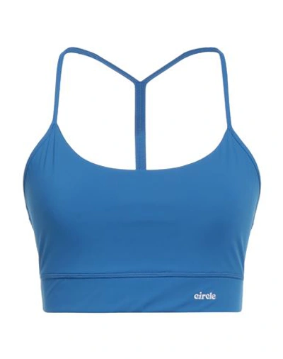 Shop Circle Woman Top Bright Blue Size M Recycled Polyamide, Lycra