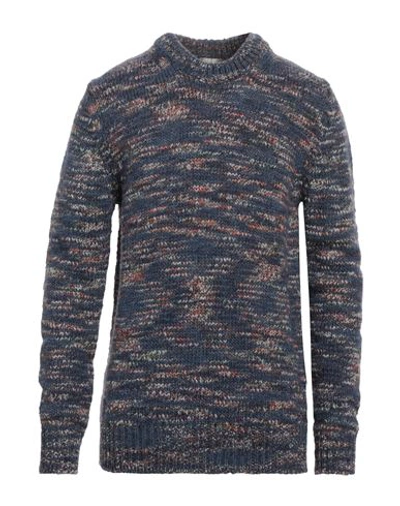Shop Altea Man Sweater Slate Blue Size M Acrylic, Virgin Wool
