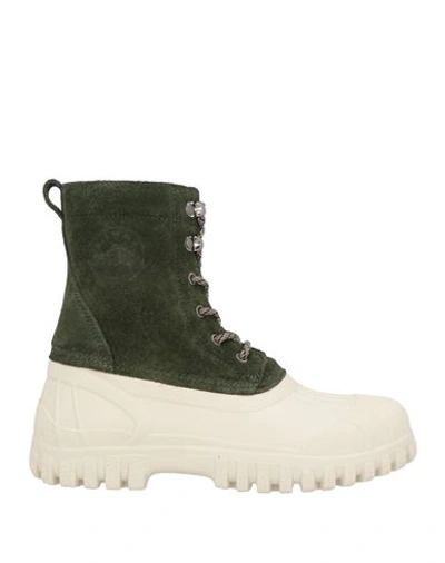 Shop Diemme Woman Ankle Boots Dark Green Size 7.5 Leather, Rubber