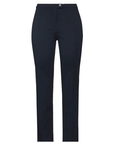 Shop Diana Gallesi Woman Pants Navy Blue Size 10 Viscose, Polyamide, Elastane