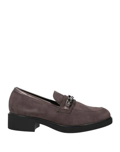 Shop Cinzia Soft Woman Loafers Dove Grey Size 7 Textile Fibers