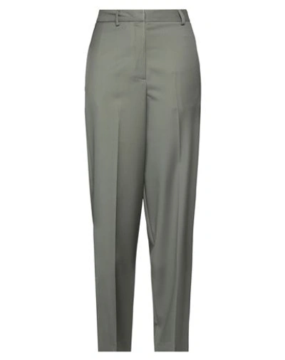 Roberto Collina Woman Pants Sage Green Size L Wool In Sage Green