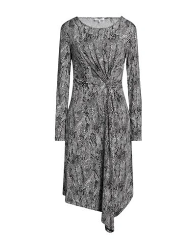 Patrizia Pepe Woman Mini Dress Black Size 8 Polyester, Elastane In Black