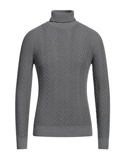 Shop 40weft Man Turtleneck Lead Size Xxl Wool, Nylon In Grey
