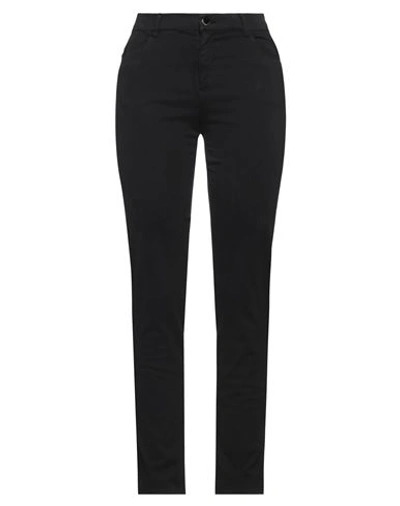 Shop Diana Gallesi Woman Pants Black Size 8 Cotton, Elastane