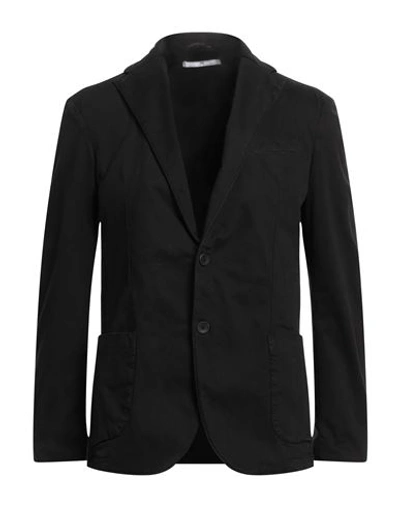 Shop Massimo Rebecchi Man Suit Jacket Black Size 32 Cotton, Elastane