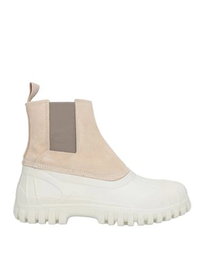 Shop Diemme Woman Ankle Boots Beige Size 7 Soft Leather