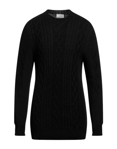 Shop Become Man Sweater Black Size 44 Acrylic, Polyester