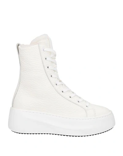 Shop Vic Matie Vic Matiē Woman Ankle Boots White Size 10 Soft Leather