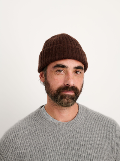 Alex Mill Cashmere Beanie In Espresso
