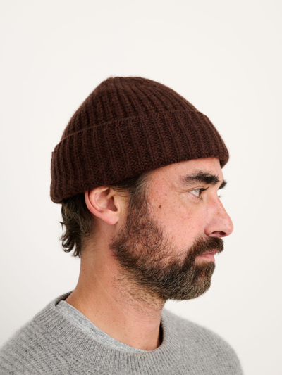 Alex Mill Cashmere Beanie In Espresso