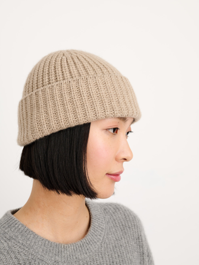 Alex Mill Cashmere Beanie In Gravel