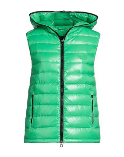 Shop Duvetica Woman Puffer Green Size 4 Polyamide