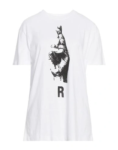 Shop Raf Simons Woman T-shirt White Size Xs Cotton