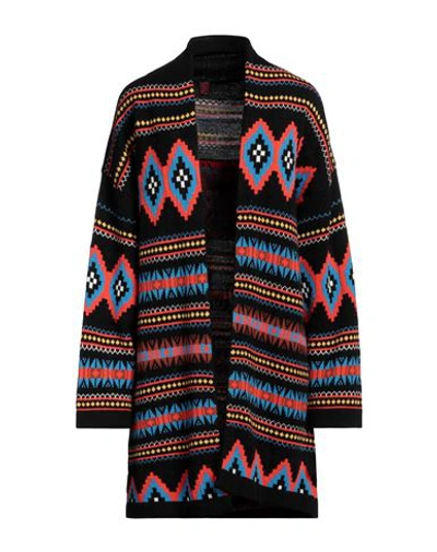 Shop Stefanel Woman Cardigan Black Size L Acrylic, Wool