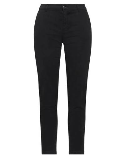 Shop Diana Gallesi Woman Pants Black Size 14 Cotton, Elastane