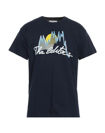 Shop The Editor Man T-shirt Navy Blue Size Xl Cotton