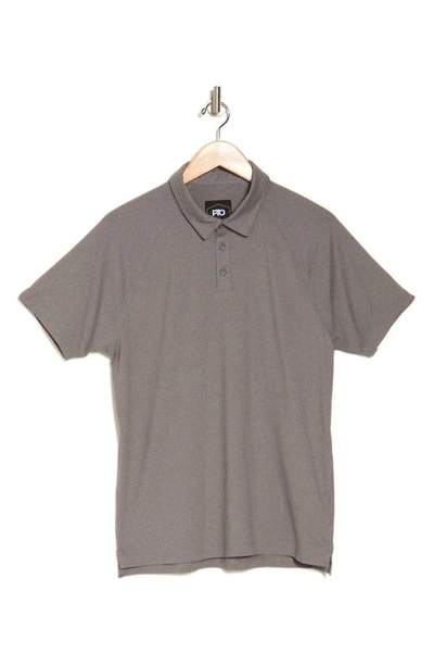 Shop Pto Tee Time Polo In Charcoal