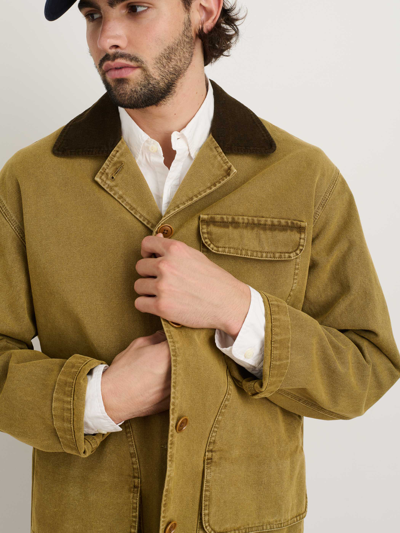 Alex Mill Frontier Jacket In Recycled Canvas In Khaki