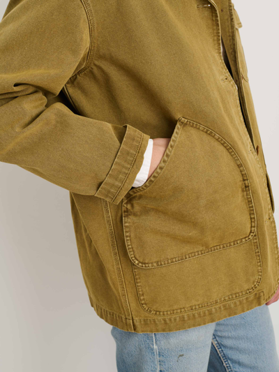 Alex Mill Frontier Jacket In Recycled Canvas In Khaki