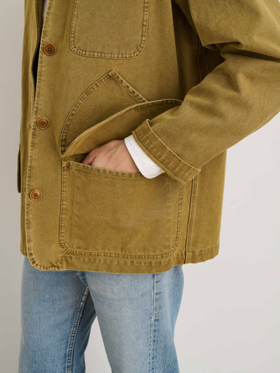 Alex Mill Frontier Jacket In Recycled Canvas In Khaki