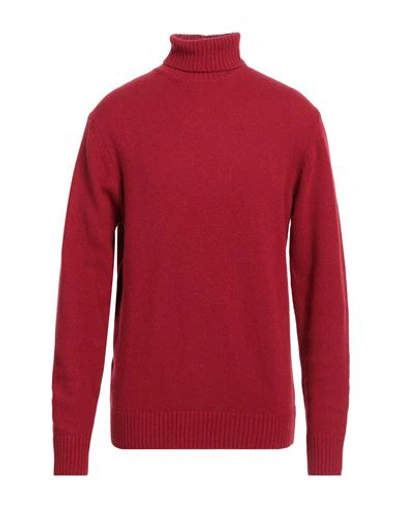 Shop Avignon Man Turtleneck Red Size Xxl Wool, Nylon