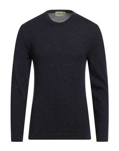 Shop Irish Crone Man Sweater Midnight Blue Size L Virgin Wool