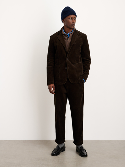 Alex Mill Mill Blazer In Corduroy In Chocolate In Chocolate