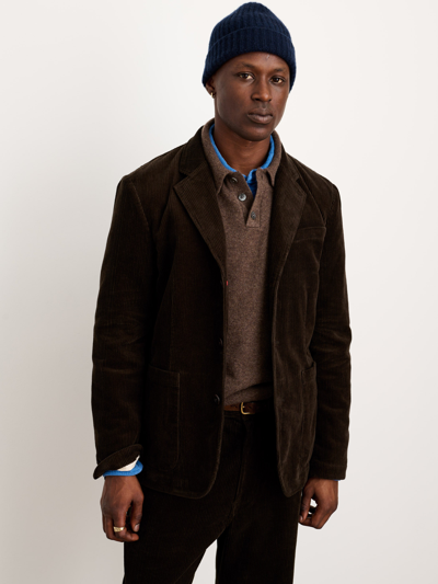 Alex Mill Mill Blazer In Corduroy In Chocolate In Chocolate