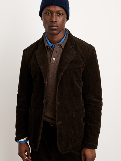 Alex Mill Mill Blazer In Corduroy In Chocolate In Chocolate
