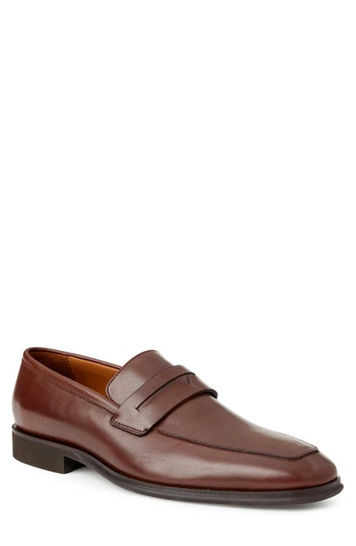 Shop Bruno Magli Raging Penny Loafer In Cognac