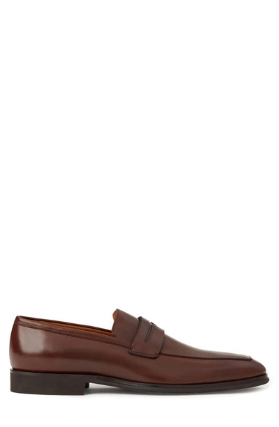 Shop Bruno Magli Raging Penny Loafer In Cognac