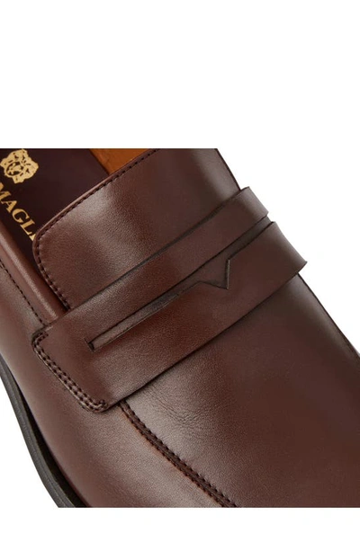 Bruno Magli Men's Raging Leather Penny Loafers In Cognac