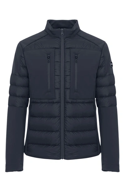 Shop Colmar New Warrior Quilted Down Jacket In Navy Blue