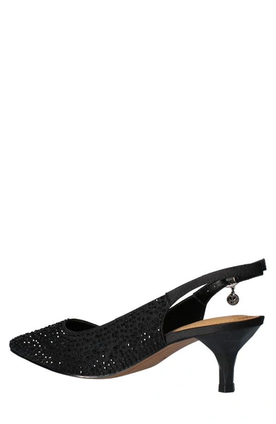 J. Reneé Ferryanne Pointed Toe Slingback Pump In Black