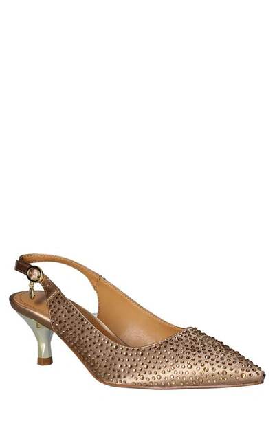 Shop J. Reneé Ferryanne Pointed Toe Slingback Pump In Beige